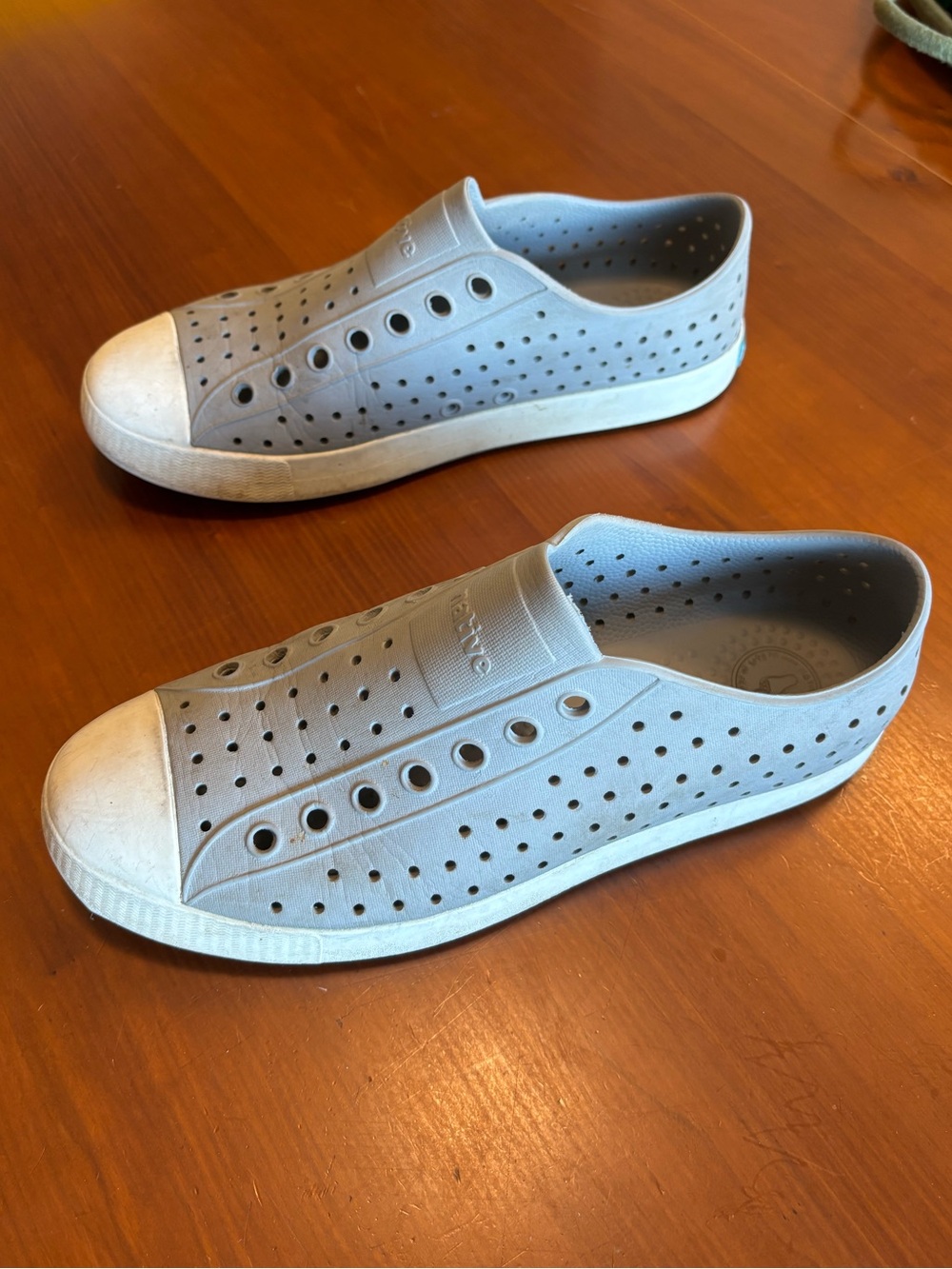 Grey Native Shoes, Size M8/W10
